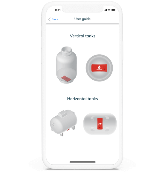 Mount your device to the bottom of your propane tank